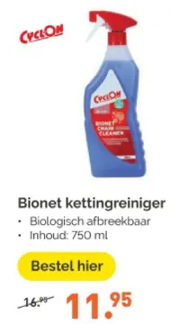 Aanbieding: Bionet kettingreiniger