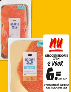 Aanbieding: GEROOKTE NOORSE ZALM