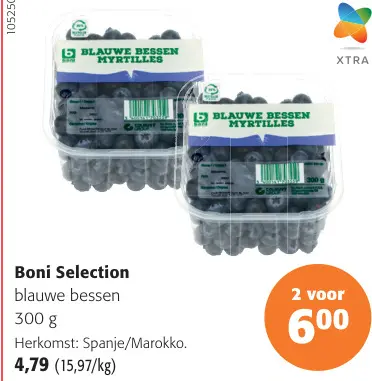 Promotie: blauwe bessen