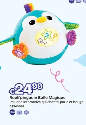 Offre: Rouli'pingouin Balle Magique