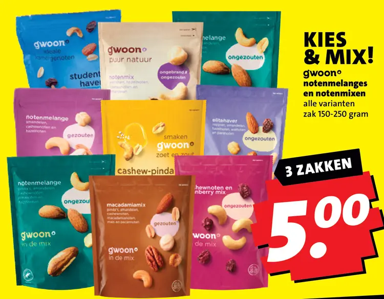 Aanbieding: Notenmelanges en notenmixen