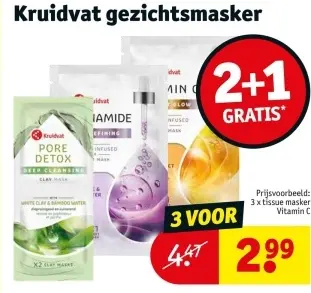 Promotie: gezichtsmasker