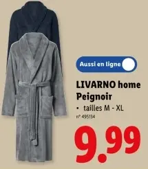 Offre: Peignoir