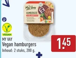 Aanbieding: Vegan hamburgers