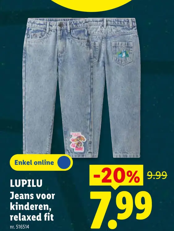 Promotie: Jeans voor kinderen, relaxed fit