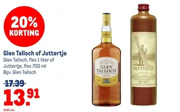 Aanbieding: Glen Talloch of Juttertje