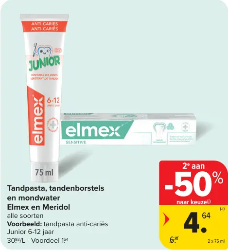 Promotie: Tandpasta, tandenborstels en mondwater