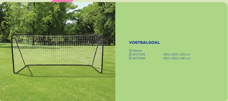 Promotie: Voetbalgoal