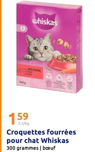 Offre: Croquettes fourrées pour chat