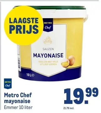 Aanbieding: Metro Chef mayonaise