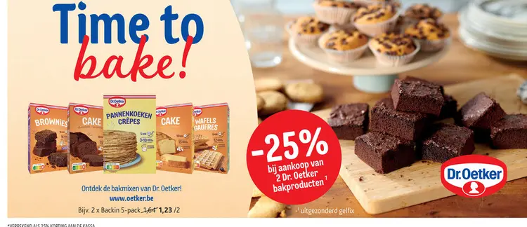 Promotie: Dr. Oetker bakmixen