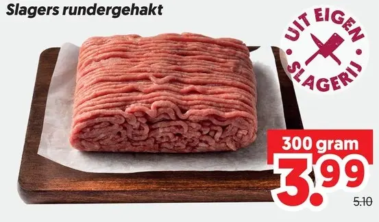 Aanbieding: Slagers rundergehakt