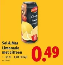 Promotie: Limonade met citroen