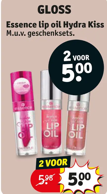 Promotie: Lip oil Hydra Kiss