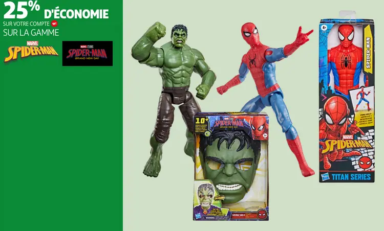 Promotie: La gamme Spider-Man