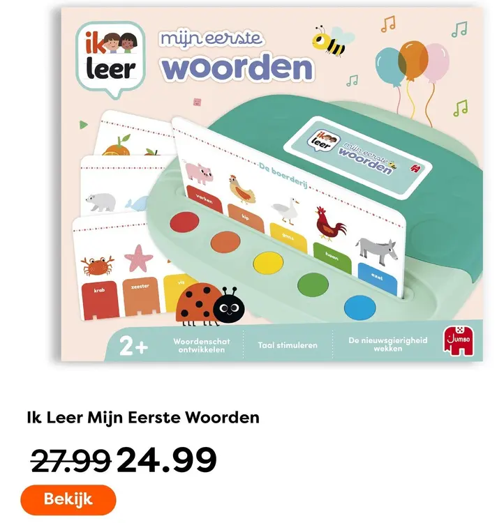 Aanbieding: Ik Leer Mijn Eerste Woorden