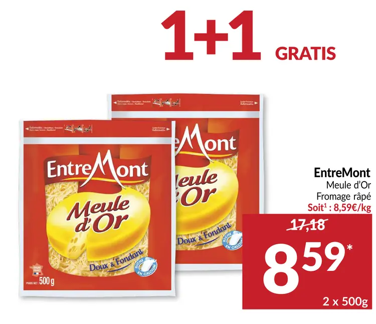 Offre: Meule d'Or Fromage râpé