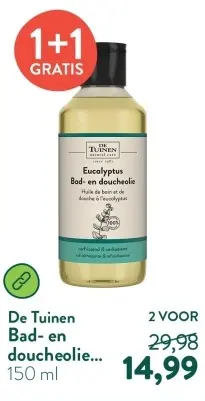 Aanbieding: Bad- en doucheolie Eucalyptus