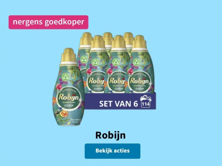 Aanbieding: Robijn Collections Color Vloeibaar Wasmiddel 