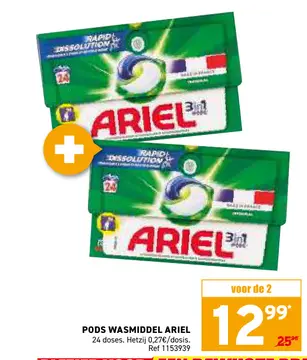 Aanbieding: Pods wasmiddel ARIEL