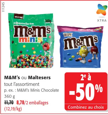 Offre: M&M's ou Maltesers
