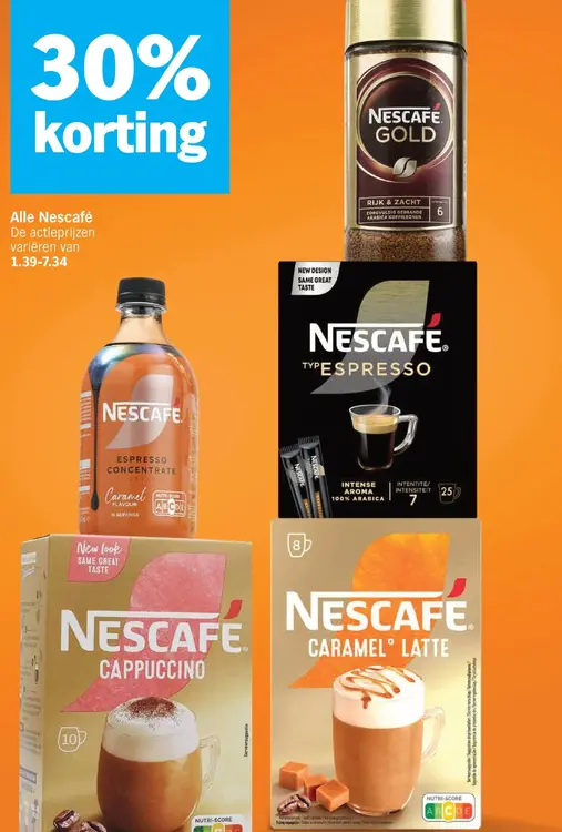 Aanbieding: Alle Nescafé