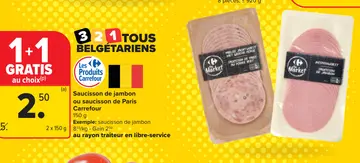 Offre: Saucisson de jambon ou saucisson de Paris