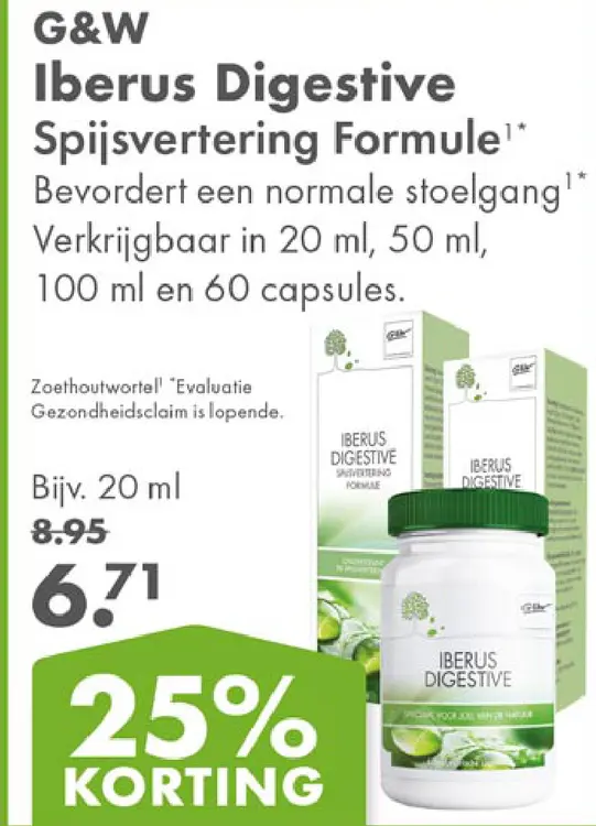 Aanbieding: Iberus Digestive Spijsvertering Formule