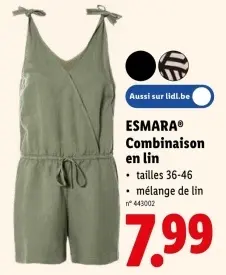 Offre: Combinaison en lin