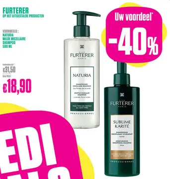 Aanbieding: Naturia milde micellaire shampoo