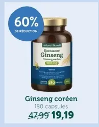 Offre: Ginseng coréen