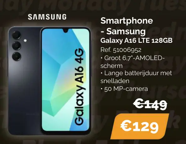 Aanbieding: Smartphone - Samsung Galaxy A16 LTE 128GB