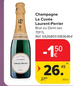 Offre: Champagne La Cuvée