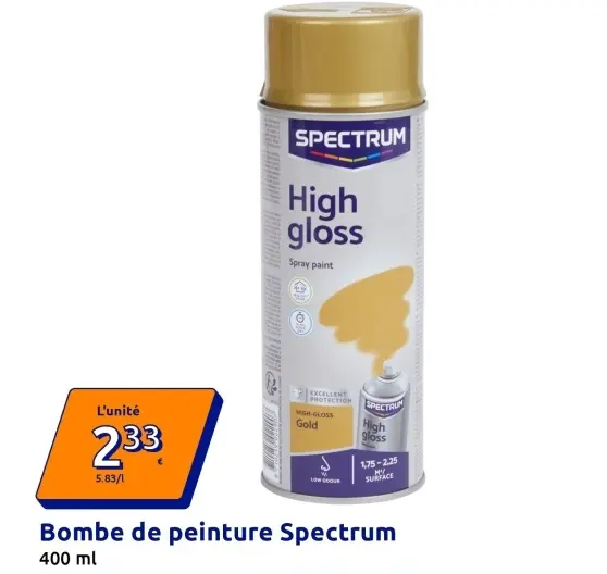 Offre: Bombe de peinture