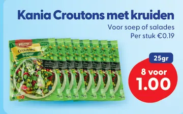 Aanbieding: Kania Croutons met kruiden