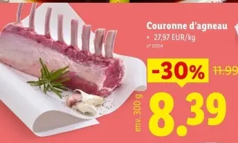 Offre: Couronne d'agneau