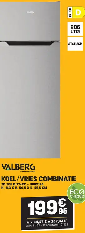 Promotie: Koel/vries combinatie