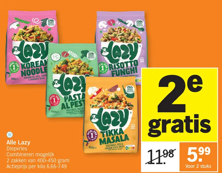 Promotie: Lazy Diepvries