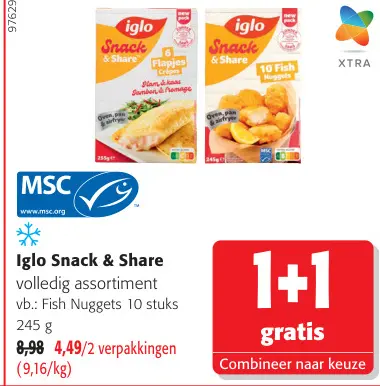 Promotie: Iglo Snack & Share
