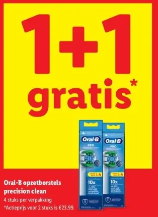 Aanbieding: Opzetborstels precision clean