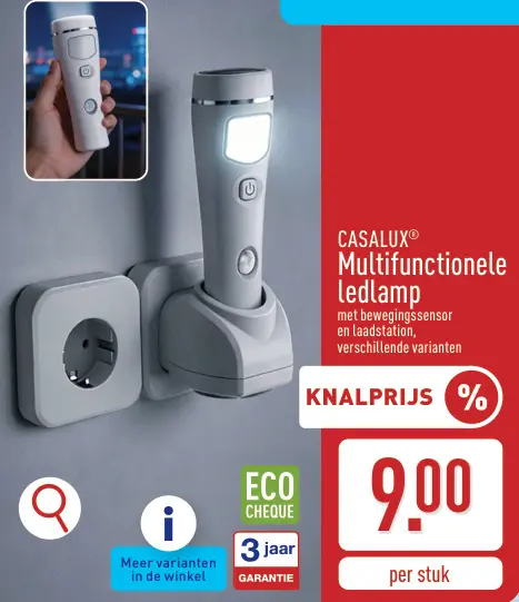 Promotie: CASALUX® Multifunctionele ledlamp