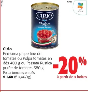 Offre: Cirio