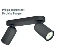 Aanbieding: Philips opbouwspot MyLiving Pongee