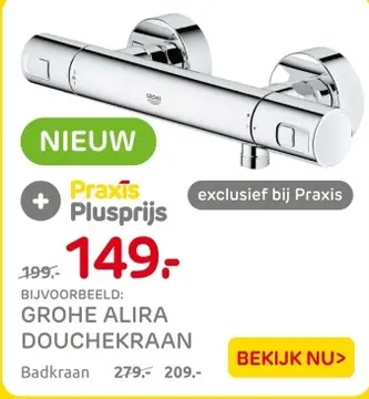 Aanbieding: Grohe alira douchekraan