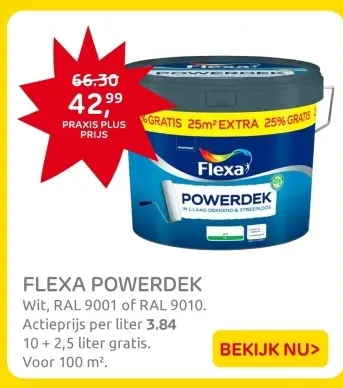 Aanbieding: Flexa powerdek