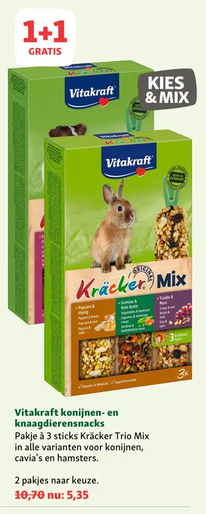 Aanbieding: Konijnen- en knaagdierensnacks