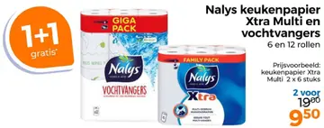 Aanbieding: Keukenpapier Xtra Multi en vochtvangers