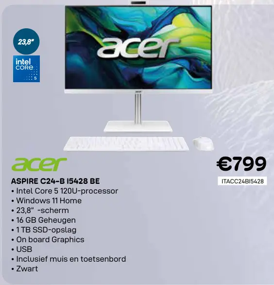 Promotie: Aspire c24-b i5428 be