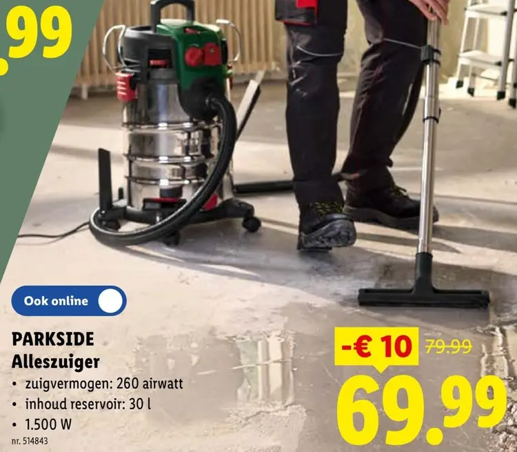 Promotie: Alleszuiger