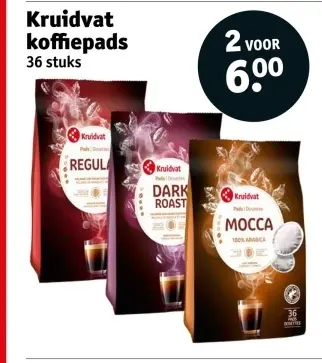 Aanbieding: Kruidvat koffiepads